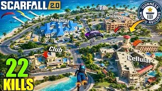 22 KILLS at JAIL! 🥶 Scarfall 2.0: NEW SEASON World Record? 🔥 (Andaman Map Rush)
