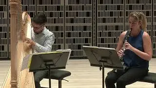 J.M.Damase: Sonata for Clarinet and Harp (1st movement)