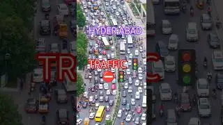 Hyderabad Traffic In Peak Time Gachibowli #subscribe #share #like #shorts #shortvideo #youtubeshorts