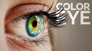 👁️Creating Mesmerizing Glowing Eyes Effect in Photoshop CC Tutorial ✨