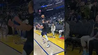 Steph Gets an Assist from daughter Riley! #stephencurry