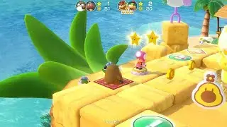 Super Mario Party Partner Party #587 Watermelon Walkabout Monty Mole & Goomba vs Bowser & Bowser Jr