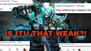 ITU Gameplay Without EPIC Weapon🗡️💀| Public Demand Match || Shadow Fight 4 Arena ⚔️