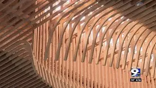 Eugene company supplies lumber for Portland Airport terminal