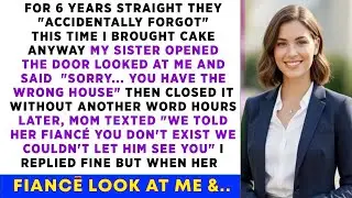 She brought a birthday cake&mdash;her family erased her, so she erased their lies.