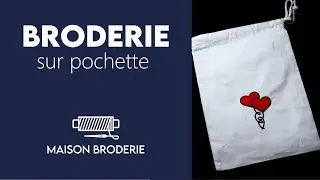 ❤ Broderie pochette | D&eacute;monstration Maison Broderie | S&eacute;rie Vision