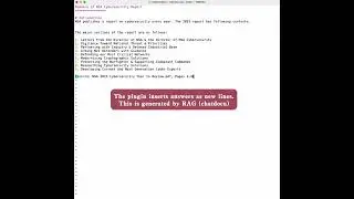Using both Github Copilot and RAG (Retrieval-Augmented Generation) in vim - with in-video comments