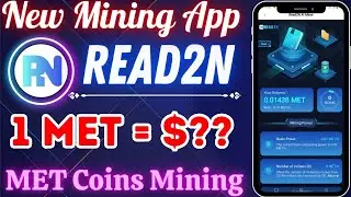 Read2N - New Mining App || New Mining App 2023 || New Mining App Today || New Crypto Mining App ||