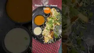 French-fries dosa.#dosa #frenchfries.
