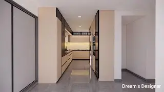 3D Kitchen walkthrough