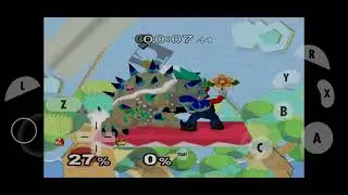 Super smash bros melee android dolphin emulator mmjr samsung A36 test