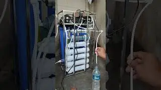 Live working Demo 100 LPH Alkaline + RO + UV Water Purifier System Plug and Play Type Water Purifier