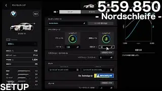GT SPORT - BMW Z4 GT3 - Nordschleife - SETUP