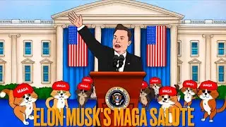 Elon Musk's MAGA Salute Music Video w/Lyrics