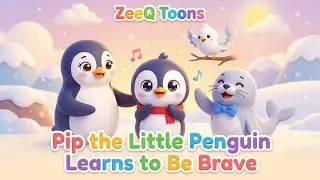 Pip The Little Penguin | Fun Learning For Kids With Cute Animals | ZeeQ Toons 