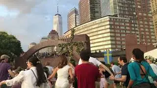 Swedish Midsummer Festival dancing