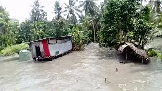 King wave destroy the beautiful low lying island of sikaiana (Solomon islands)