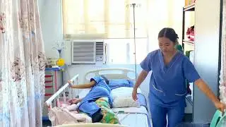 RETURN DEMONSTRATION|Turning a client to lateral or prone position in bed| MARIANNE V. PALOAY