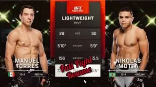 Manuel Torres vs Nikolas Motta | Full Fight Resume