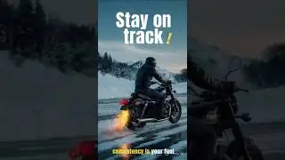 STAY ON TRACK..Don't let life trials derail you..#motivation#Consistency#vision wave #stayfocus