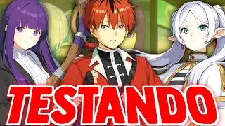 TESTANDO OS PERSONAGENS DA COLAB DE FRIEREN - solo leveling arise