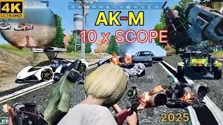 AK-M with 10X Scope   😮😲 #bgmi #pubg #newstatemobile
