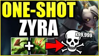 (MOST LETHAL BUILD) THIS *NEW* ZYRA BUILD LITERALLY KILLS WITH TWO SPELLS! THE BEST ZYRA BUILD S10