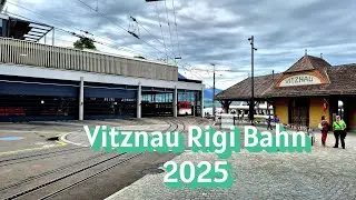 From Vitznau with the Rigi Railway to Kaltbad First.