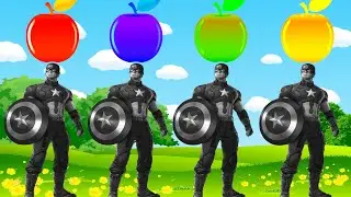 Captain America - Apple - Wrong Heads Top Superheroes Puzzle
