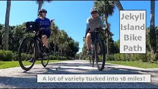 Jekyll Island bike path tour May 2024