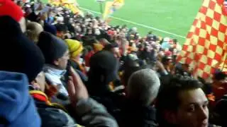 Lens St-Etienne - Chant anti lillois