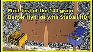 First test of the Berger 144 gr Hybrids in the 6.5 PRC