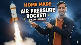 Making High Air Pressure Bottle Rocket at Home | ہوا سے چلنے والا راکٹ | Ali Raza_703 | #airocket
