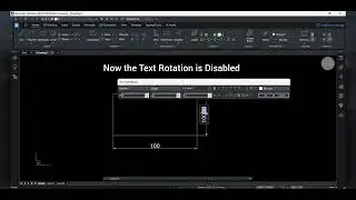 Drawing Rotate 90&deg; when Editing the Text ( Rotation Enable/Disable)