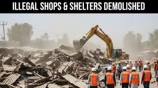 CDA CRACKDOWN IN ISLAMABAD ILLEGAL SHOPS SHELTERS DEMOLISHED 🚨🛑