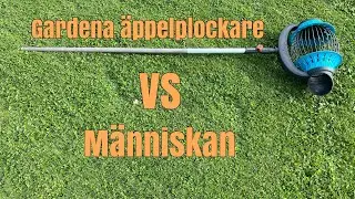 Test: Vem &auml;r snabbast? Gardena &auml;ppelplockare eller m&auml;nniskan? 😊