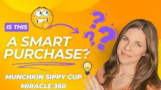 Munchkin Sippy Cup Miracle 360 Toddler Cups w/ Handles Overview | My Thoughts  #ad #amazoninfluencer