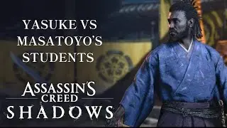Assassin's Creed Shadows | Yasuke vs Masatoyo's students #ps5 #acshadows