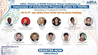 National Virtual Conference on Awareness of Intellectual Property Rights for MSMEs