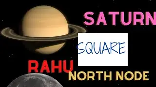 [ASPECTS] Saturn Square Rahu North Node in Synastry explained #NorthNode #Saturn Synastry Expert
