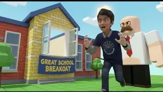 I played roblox great School breakout#aayush#