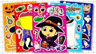 [🎃 STICKER ASMR 🎃] Discover Ultimate SPOOKY FUN with My HALLOWEEN Sticker Book Makeover! 👻
