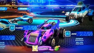 Let's play Rocket League Part 67: [Exhibition Match]: Neon Fields Arena