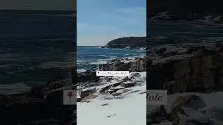 Acadia National Park Itinerary in Winter #travel #outdoors #hiking #adventure #acadia  #maine