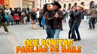 Que bonitas parejas de baile.