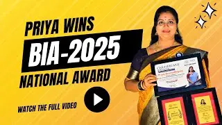 BIA 2025 | Honoring Priya Arunodhayan, Excellence in Tanjore Painting and Artforms
