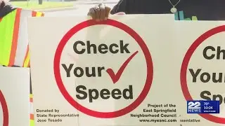 Stand out held in East Springfield to reduce speeding accidents