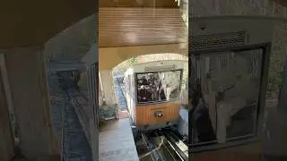 Standseilbahn auf den Merkur Baden-Baden Merkurbergbahn #bergbahnen