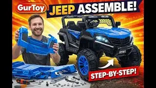Kids Spidy Electric Jeep Assembly | Step-by-Step Setup Guide | Battery Ride-On Car for Kids 🕷️🚗