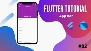 Flutter App bar 01- Drawer button -Speed code